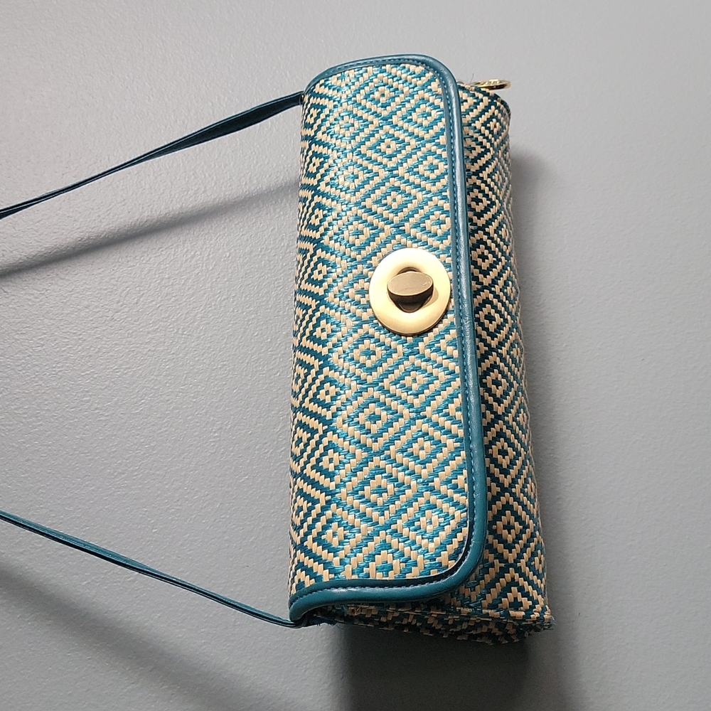 New Big Buddha Ikat purse clutch